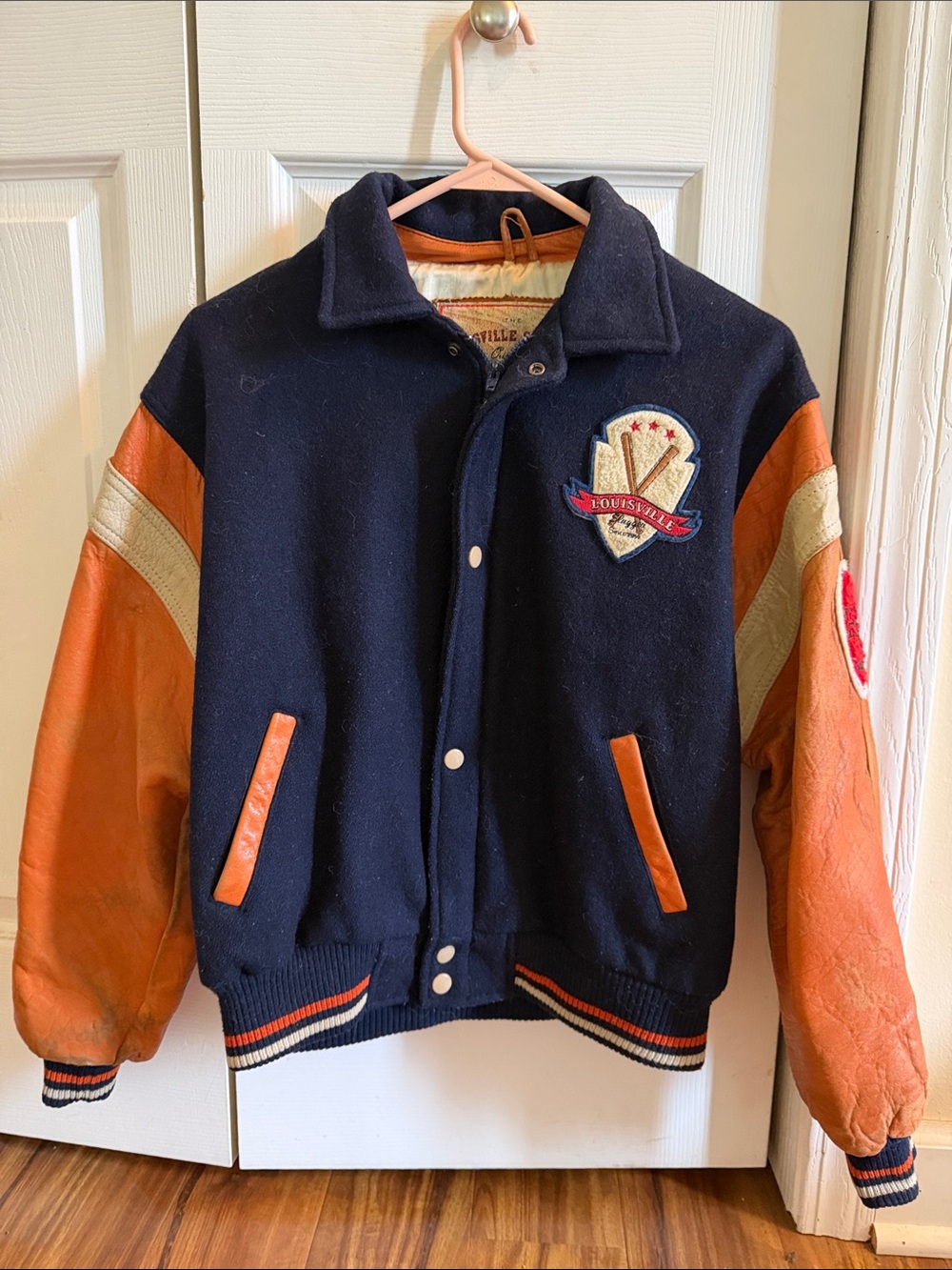Vintage Louisville Slugger baseball jacket